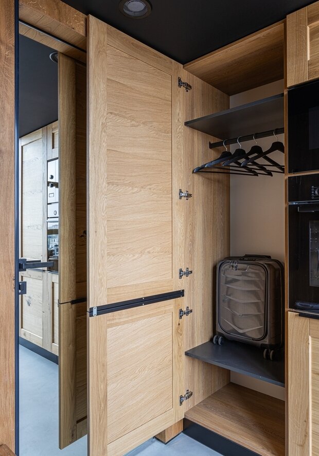 Фотография: Прихожая в стиле Современный, Эко, Квартира, Проект недели, Москва, 2 комнаты, 40-60 метров, Studio36, Ольга Исаева – фото на INMYROOM