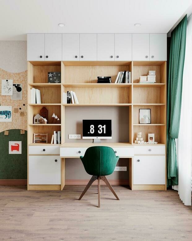 Фотография: Детская в стиле Скандинавский, Современный, Эклектика, Квартира, Проект недели, Санкт-Петербург, Монолитный дом, 3 комнаты, 60-90 метров, VizDiz, Илона Ореховская – фото на INMYROOM