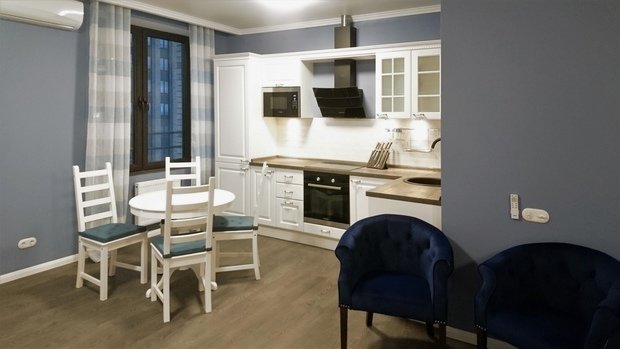 Фото из портфолио Сдержанный и лаконичный «Бритиш»: обзор квартиры в ЖК Савеловский сити  – фотографии дизайна интерьеров на INMYROOM