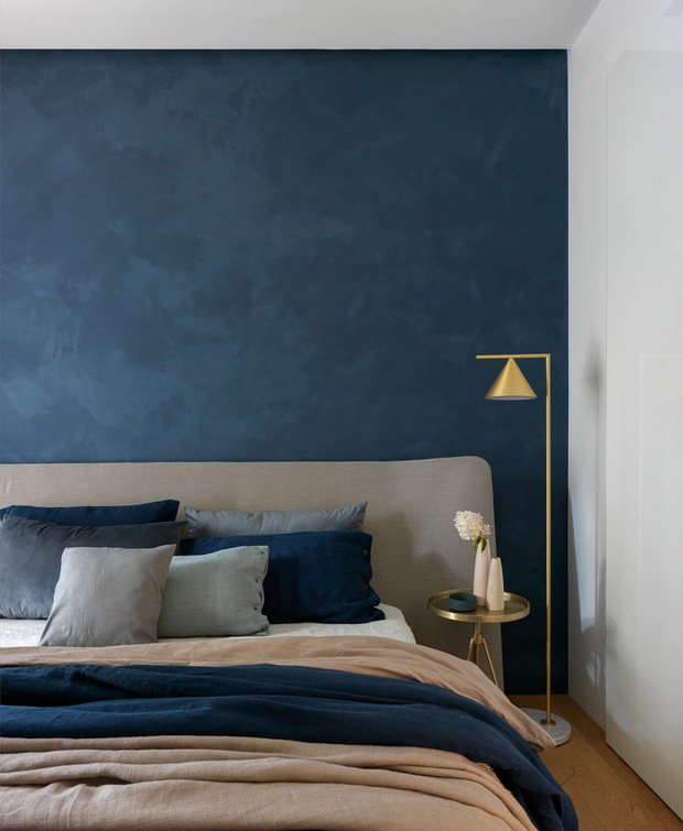 Фотография: Спальня в стиле Минимализм, Эклектика, Квартира, Проект недели, Красногорск, Монолитный дом, 4 и больше, Более 90 метров, Design Filosofia, #эксклюзивныепроекты, Ксения Коровина, Екатерина Закурдаева – фото на INMYROOM