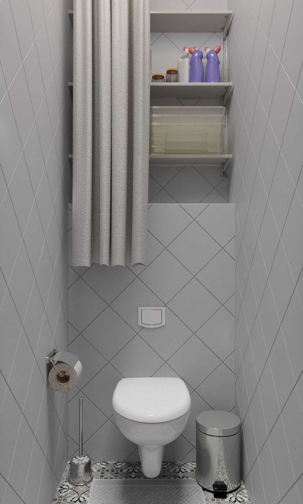 Фотография: Ванная в стиле Скандинавский, Советы, КОПЭ, Мила Колпакова, ИКЕА, КОПЭ-85 – фото на INMYROOM