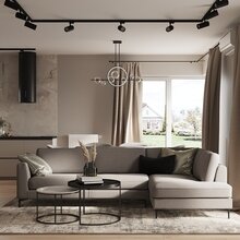 Фото из портфолио №1 Проект кухня-гостиная в доме – фотографии дизайна интерьеров на INMYROOM