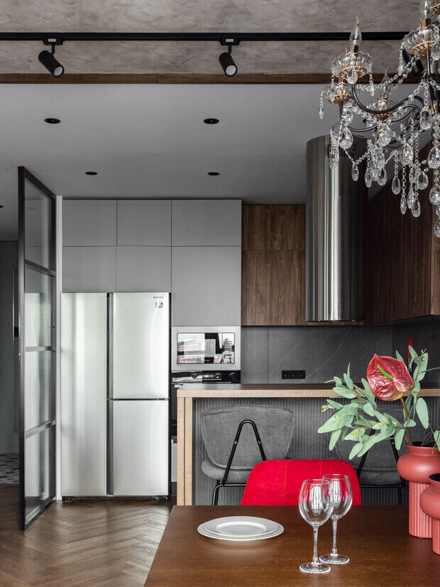 Фотография: Кухня и столовая в стиле Современный, Минимализм, Проект недели – фото на INMYROOM