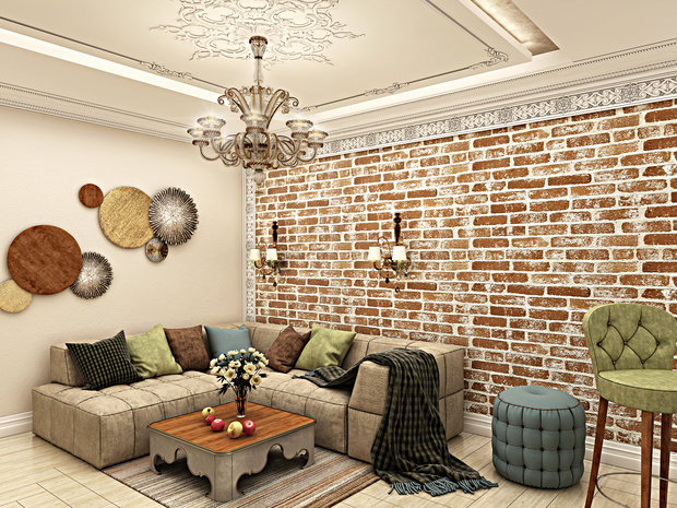 Фотография: Гостиная в стиле Классический, Лофт, Эклектика – фото на INMYROOM