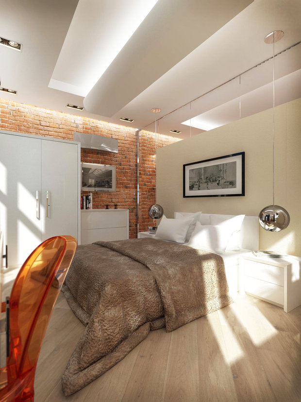 Фото из портфолио Обаятельная квартира в стиле лофт – фотографии дизайна интерьеров на INMYROOM