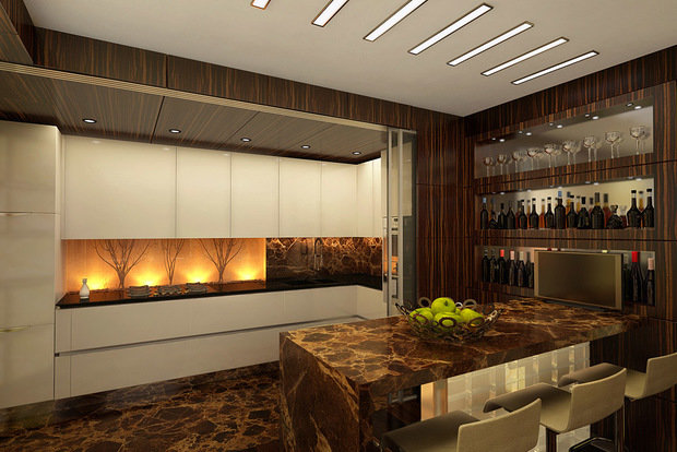 Фото из портфолио Квартира в Казахстане - Два уровня 200 м2 – фотографии дизайна интерьеров на INMYROOM