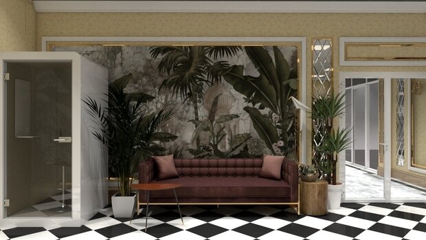 Фото из портфолио Офисное помещение 800 кв.м, г.Москва, вариант в стиле ар-деко – фотографии дизайна интерьеров на INMYROOM
