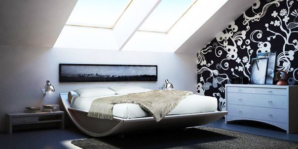 Фотография: Спальня в стиле Эклектика – фото на InMyRoom.ru