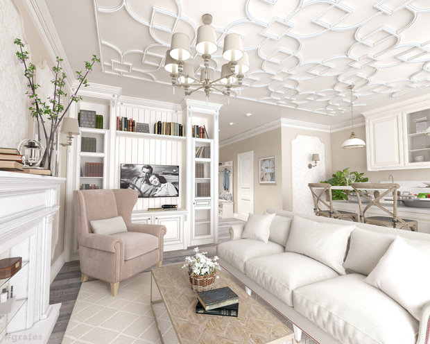 Фото из портфолио American Classic – фотографии дизайна интерьеров на INMYROOM