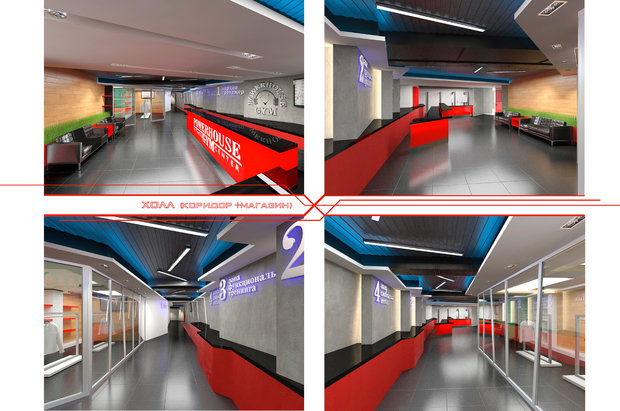Фото из портфолио Powerhouse GYM – фотографии дизайна интерьеров на InMyRoom.ru