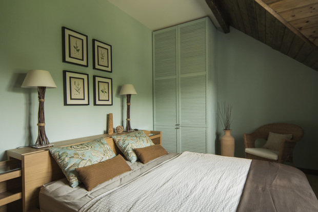 Фотография: Спальня в стиле Прованс и Кантри, Дом, Проект дня, Дом и дача, Более 90 метров, Анна Васильева – фото на INMYROOM