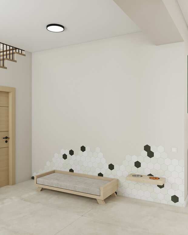 Фото из портфолио Проект квартиры для семьи с детьми – фотографии дизайна интерьеров на INMYROOM