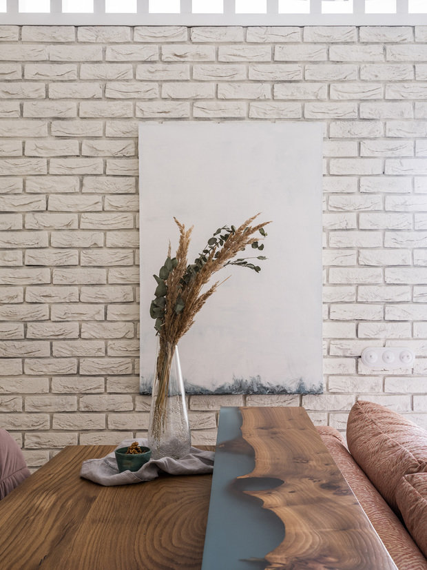 Фотография: Кухня и столовая в стиле Скандинавский, Современный, Квартира, Студия, Проект дня, Москва, Кирпичный дом, до 40 метров, Анна Морозова, ЖК Резиденция композиторов – фото на INMYROOM