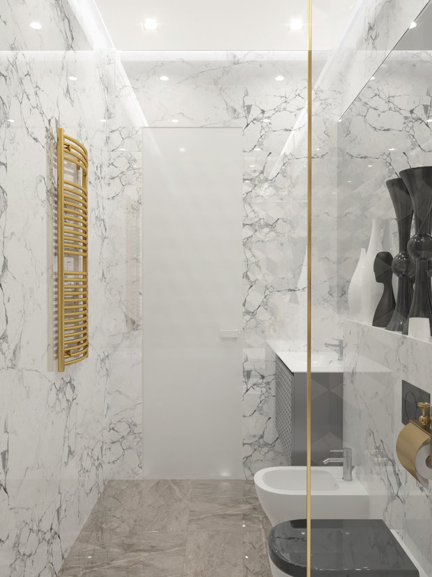 Фото из портфолио Апартаменты в ЖК Аю-Даг – фотографии дизайна интерьеров на INMYROOM