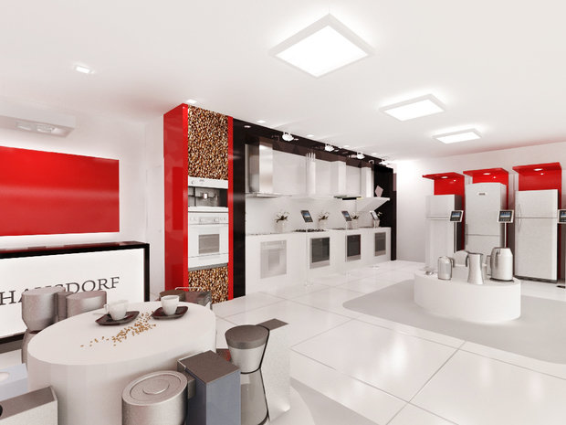 Фото из портфолио Шоу-рум Hausdorff в ТЦ Lotte Plaza.Москва – фотографии дизайна интерьеров на INMYROOM