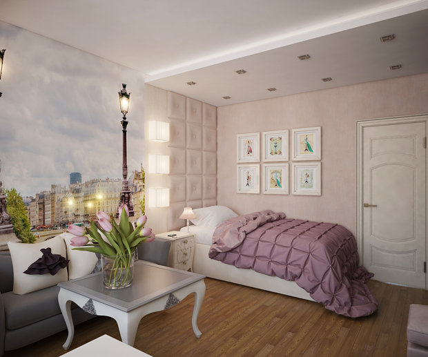 Фото из портфолио Спальня для девушки – фотографии дизайна интерьеров на INMYROOM