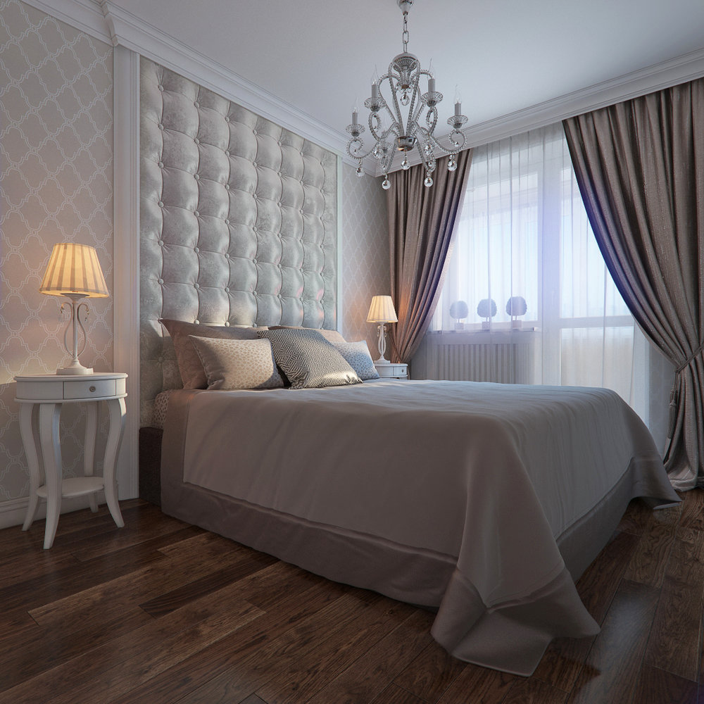 Фотография: Спальня в стиле Классический, Квартира, Harlequin, Декор, Мебель и свет, Белый, Проект недели, Москва, Бежевый, Серый, Коричневый, Villeroy & Boch, Ceracasa CERAMICA, Бакаут, San Marco, Tarkett, Fresco, Maytoni, Loymina, leloft, Kuchenberg, Adex, Лидия Большакова, NW-Interior, классика в панельном доме – фото на INMYROOM Фотография: Спальня в стиле Классический, Квартира, Harlequin, Декор, Мебель и свет, Белый, Проект недели, Москва, Бежевый, Серый, Коричневый, Villeroy & Boch, Ceracasa CERAMICA, Бакаут, San Marco, Tarkett, Fresco, Maytoni, Loymina, leloft, Kuchenberg, Adex, Лидия Большакова, NW-Interior, классика в панельном доме – фото на INMYROOM