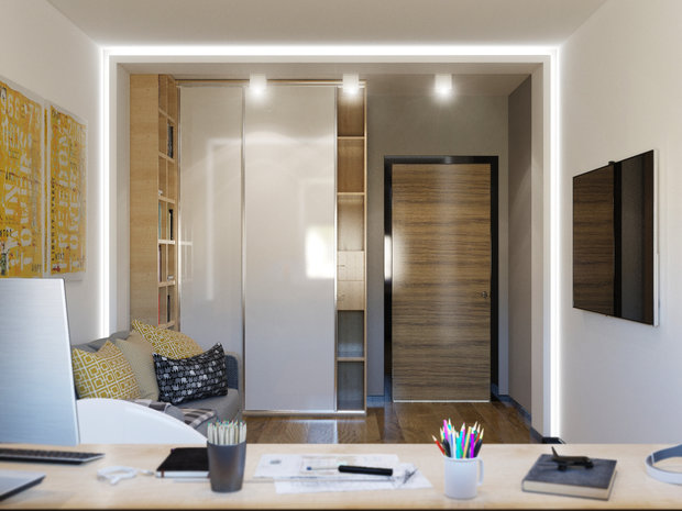 Фото из портфолио Интерьер квартиры. Киев. 2014 – фотографии дизайна интерьеров на INMYROOM