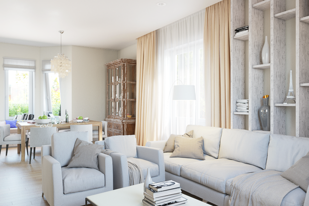 Фото из портфолио Загородный дом в Ленинградской области – фотографии дизайна интерьеров на INMYROOM