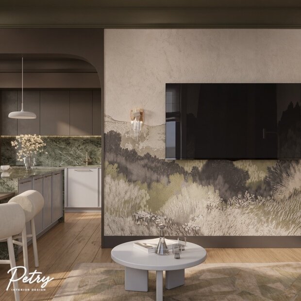Фото из портфолио 75,46 м² для мамы и дочки: интерьер квартиры из Санкт-Петербурга – фотографии дизайна интерьеров на INMYROOM