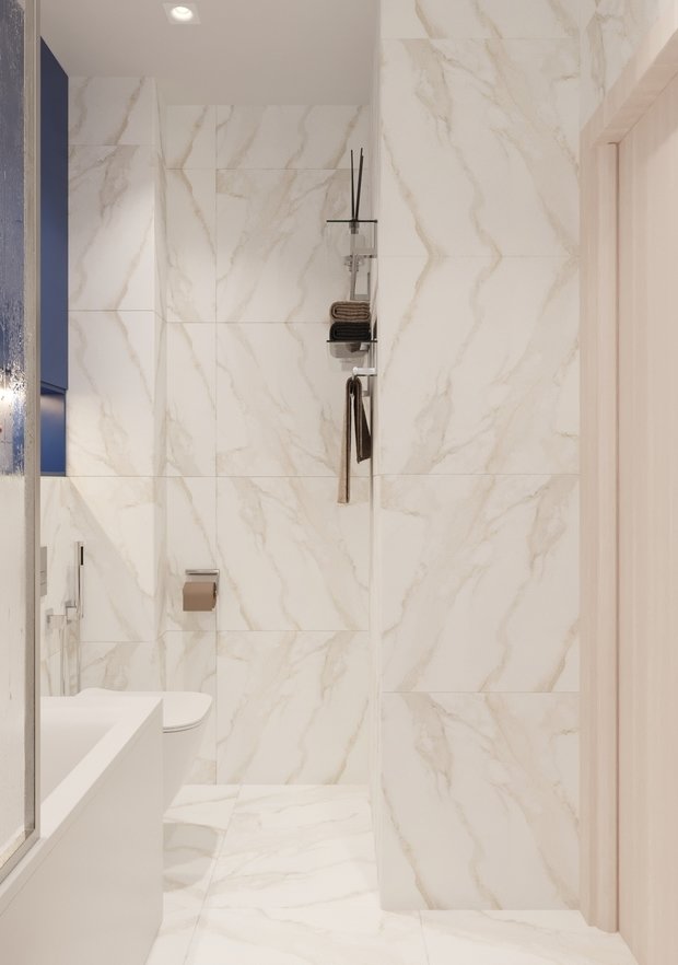 Фотография: Ванная в стиле Современный, Скандинавский, Квартира, Проект недели, Санкт-Петербург, 3 комнаты, Более 90 метров, Start Design – фото на INMYROOM