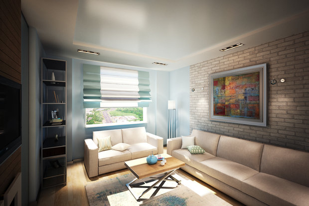 Фото из портфолио Нескучный минимализм – фотографии дизайна интерьеров на INMYROOM