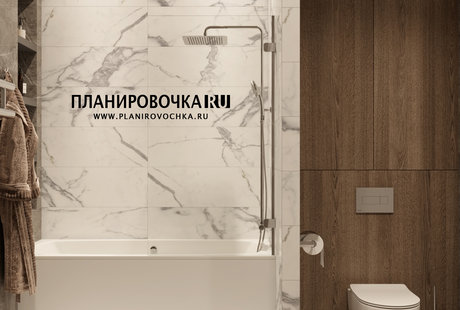 ЖК "Вандер Парк", Санузел 6,4 м2