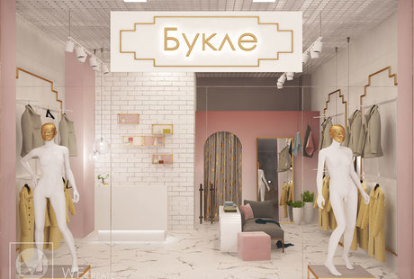 Магазин одежды с элементами ар-деко