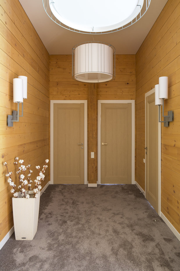 Фотография: Прихожая в стиле Современный, Эко, Дом, Дом и дача, 4 и больше, Более 90 метров, Студия TS Design, Эксклюзивные проекты, построить дом, строительство дома, дом в эко стиле, фото интерьера, дизайн интерьера фото – фото на INMYROOM
