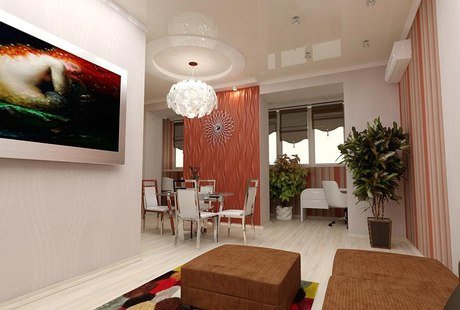 Интерьер 2к.кв. в доме от Новострой 21 век(п. Юбилейный)