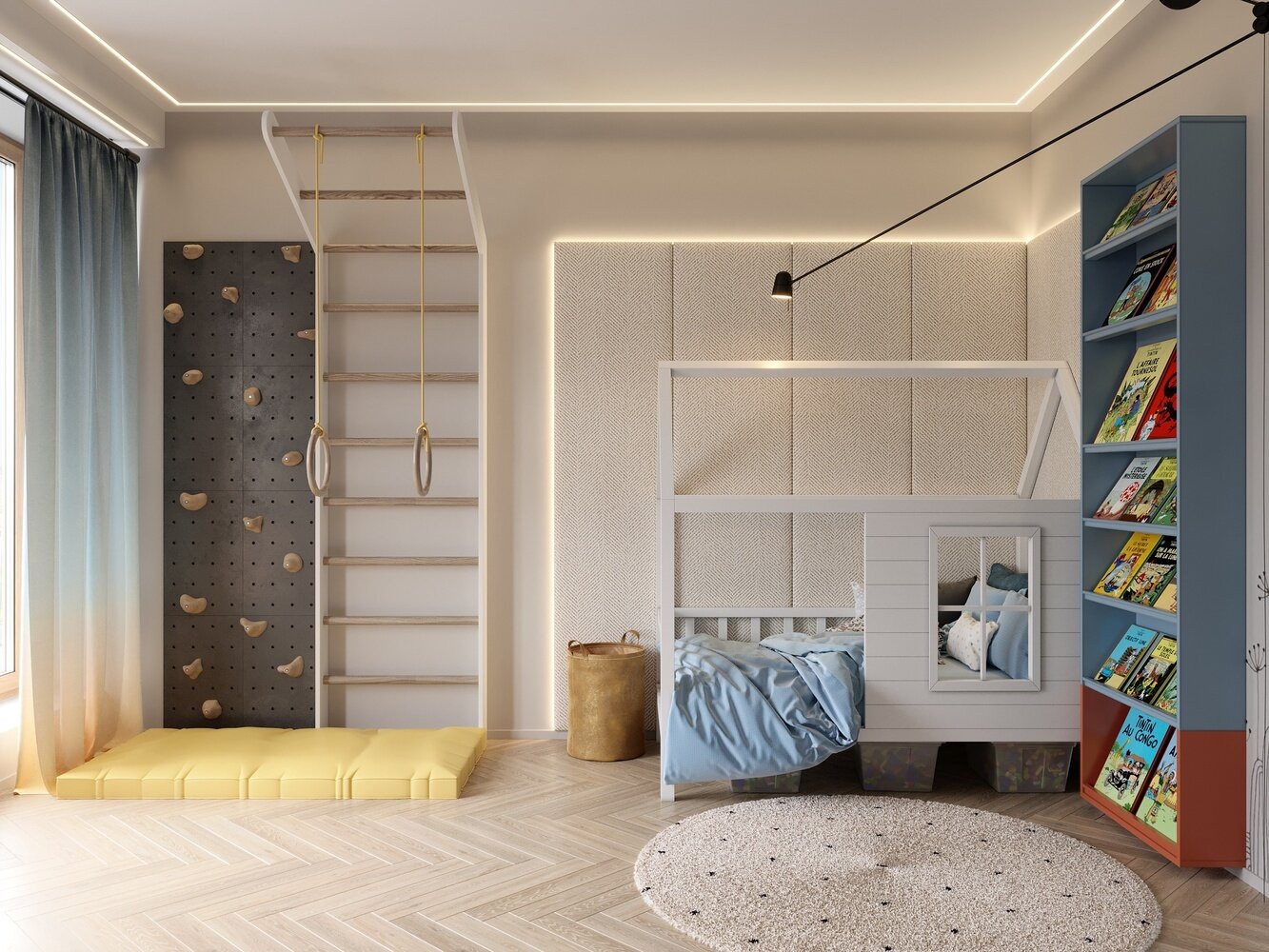 Фотография: Детская в стиле Современный, Квартира, Проект недели, Санкт-Петербург, 3 комнаты, Более 90 метров, Виктория Вишневская – фото на INMYROOM Фотография: Детская в стиле Современный, Квартира, Проект недели, Санкт-Петербург, 3 комнаты, Более 90 метров, Виктория Вишневская – фото на INMYROOM