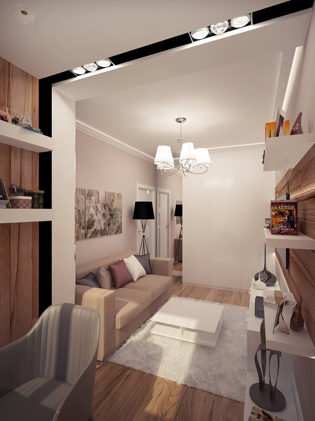 Фото из портфолио Стильная гостевая комната – фотографии дизайна интерьеров на INMYROOM