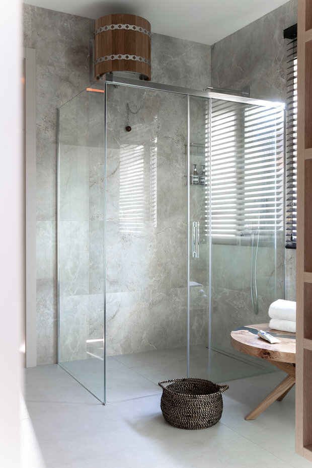 Фотография: Ванная в стиле Современный, Дом, Проект дня, Подмосковье, Дом и дача, Мытищи, 2 комнаты, Более 90 метров, Монолитно-кирпичный, Дарья Големинова – фото на INMYROOM