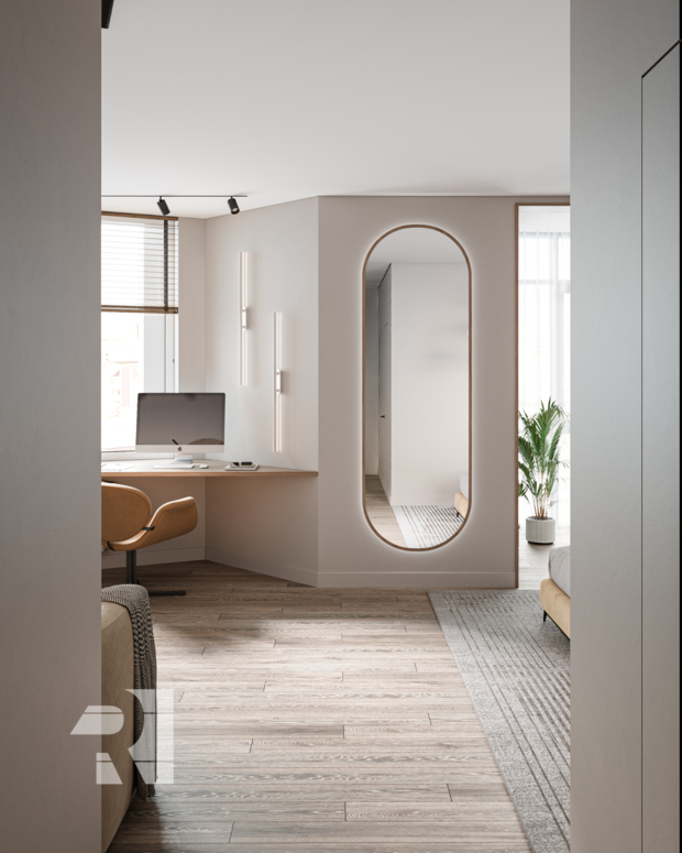 Фото из портфолио Квартира в стиле Джапанди – фотографии дизайна интерьеров на INMYROOM