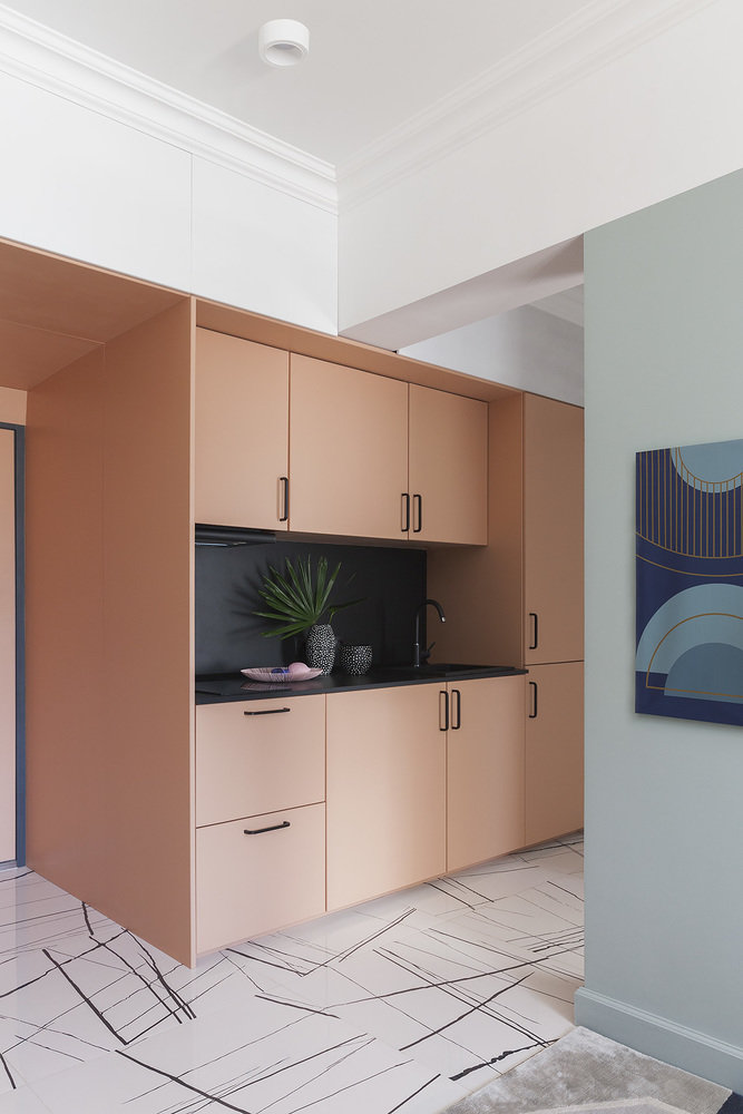 Фотография: Кухня и столовая в стиле Современный, Квартира, Проект дня, Сталинка, 3 комнаты, 40-60 метров, Москав, Светлана Хабеева – фото на INMYROOM