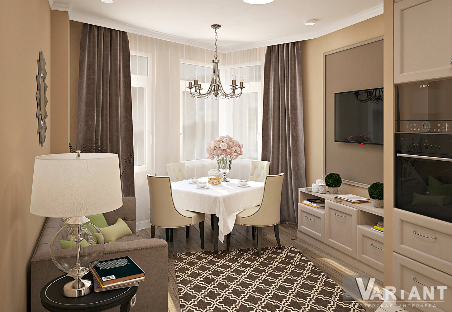 Фото из портфолио Дизайн квартиры по ул.Солдатский переулок (г.Москва) – фотографии дизайна интерьеров на INMYROOM Фото из портфолио Дизайн квартиры по ул.Солдатский переулок (г.Москва) – фотографии дизайна интерьеров на INMYROOM