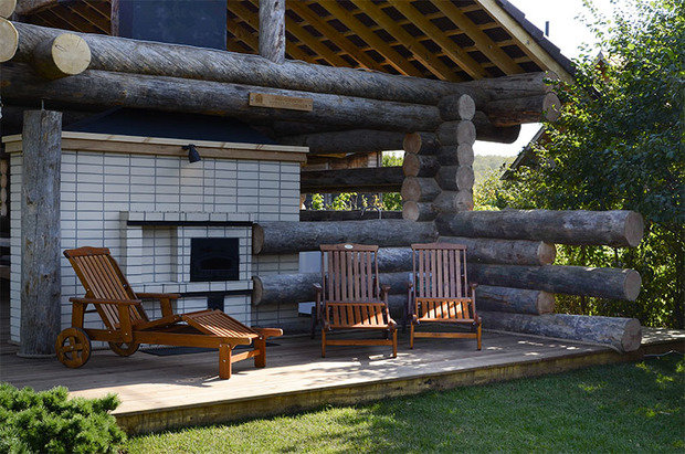 Фотография: Балкон, Терраса в стиле Прованс и Кантри, Современный, Дом, Ландшафт, Стиль жизни, Дача, Дачный ответ, Беседка – фото на INMYROOM