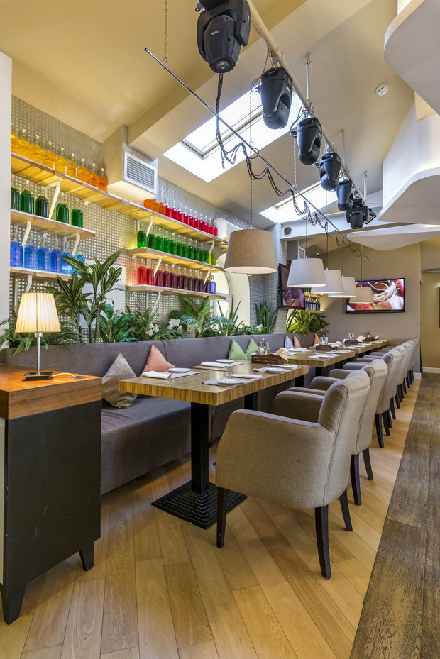 Фото из портфолио Дизайн -проект ресторан – фотографии дизайна интерьеров на INMYROOM