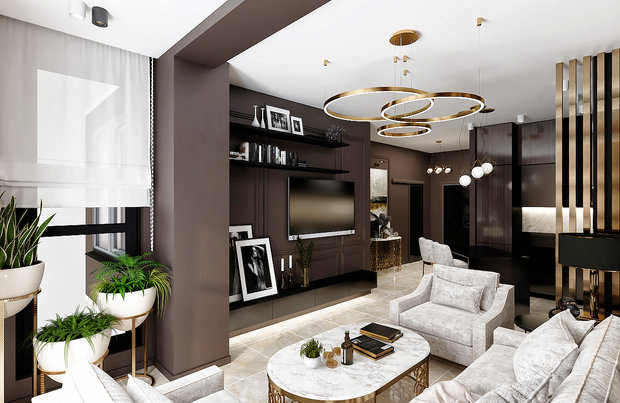 Фото из портфолио ЖК Серебряный бор 60м.кв – фотографии дизайна интерьеров на INMYROOM
