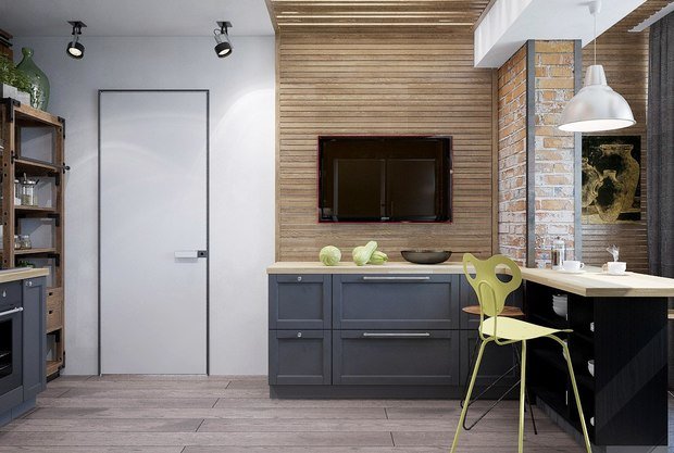 Фото из портфолио Лофт – фотографии дизайна интерьеров на INMYROOM