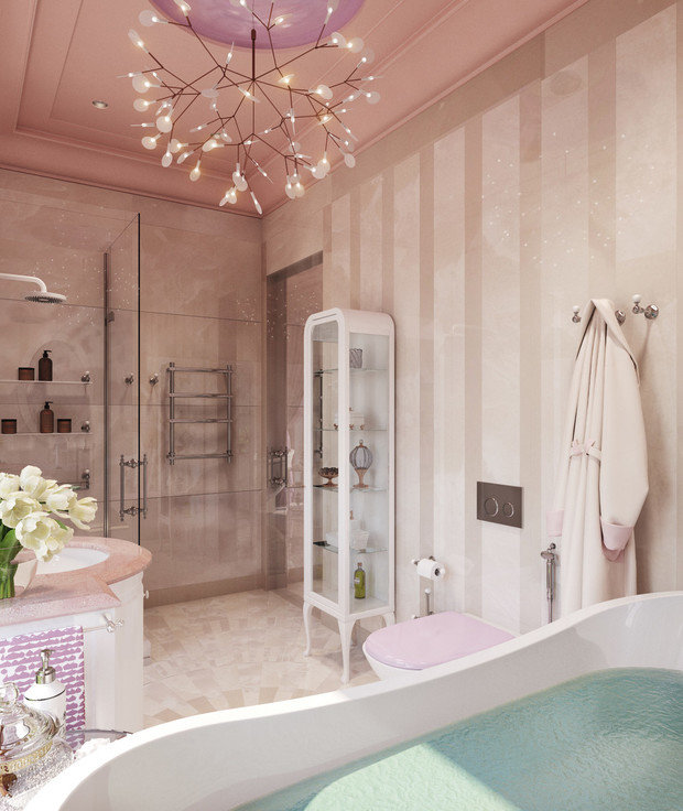 Фото из портфолио Розовое облако – фотографии дизайна интерьеров на INMYROOM