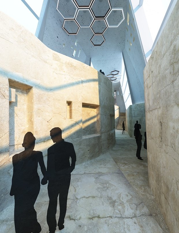 Фото из портфолио Интерьеры конкурсного проекта Bamiyan Cultural Centre – фотографии дизайна интерьеров на INMYROOM