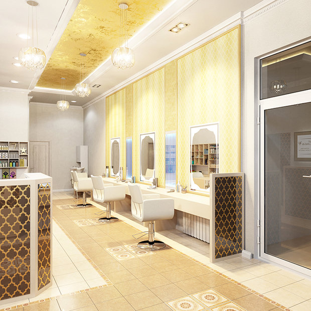 Фото из портфолио Салон "Леди Стиль", г. Сургут, ЖК "Европейский" – фотографии дизайна интерьеров на INMYROOM