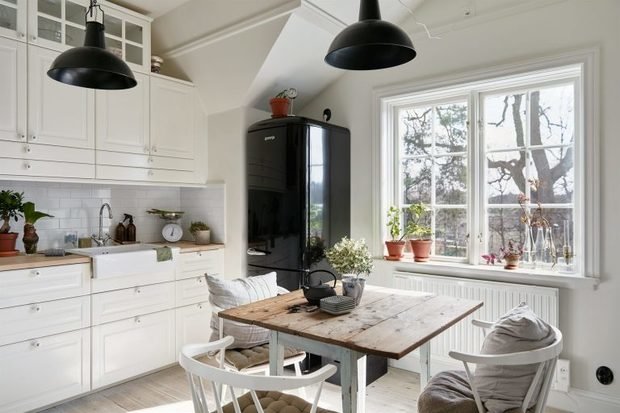 Фото из портфолио Очаровательная двухуровневая квартира в Швеции – фотографии дизайна интерьеров на INMYROOM