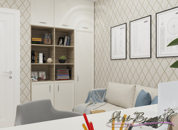 Фото из портфолио Сдержанность в серых тонах – фотографии дизайна интерьеров на INMYROOM