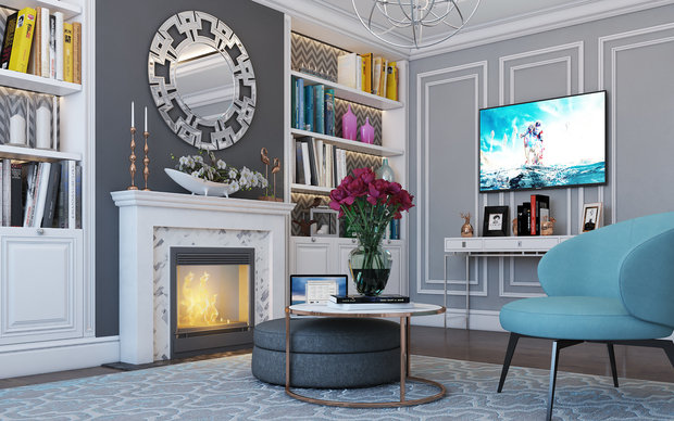 Фото из портфолио Дизайн интерьера апартаментов в ЖК "Французский квартал" – фотографии дизайна интерьеров на INMYROOM