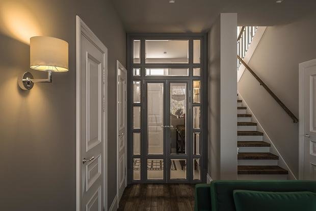 Фотография: Прихожая в стиле Прованс и Кантри, Классический, Проект недели, Дом и дача, Московская область, Таунхаус, Дмитрий Коротецкий, Виктория Коротецкая, Lab21Studio, дуплекс – фото на INMYROOM