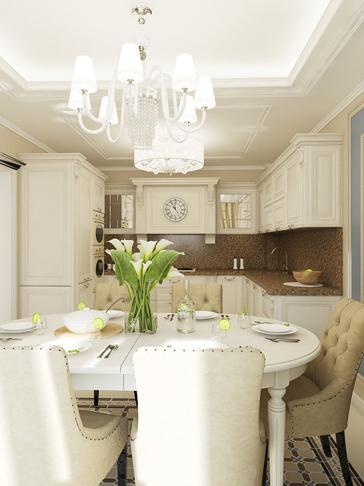 Фото из портфолио Квартира в современной классике в городе Екатеринбурге – фотографии дизайна интерьеров на INMYROOM