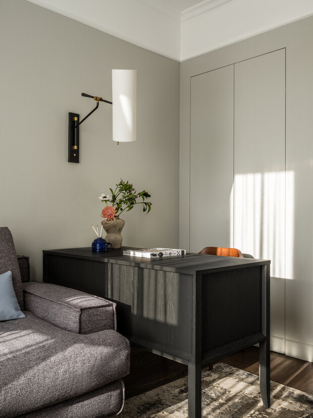 Фотография: Кабинет в стиле Современный, Квартира, Проект дня, Москва, 4 и больше, Более 90 метров, Татьяна Казанцева – фото на INMYROOM