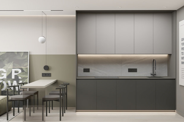 Фото из портфолио #designproject_AM – фотографии дизайна интерьеров на INMYROOM